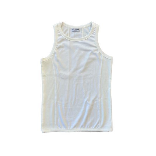 Half Ribbed tank tops