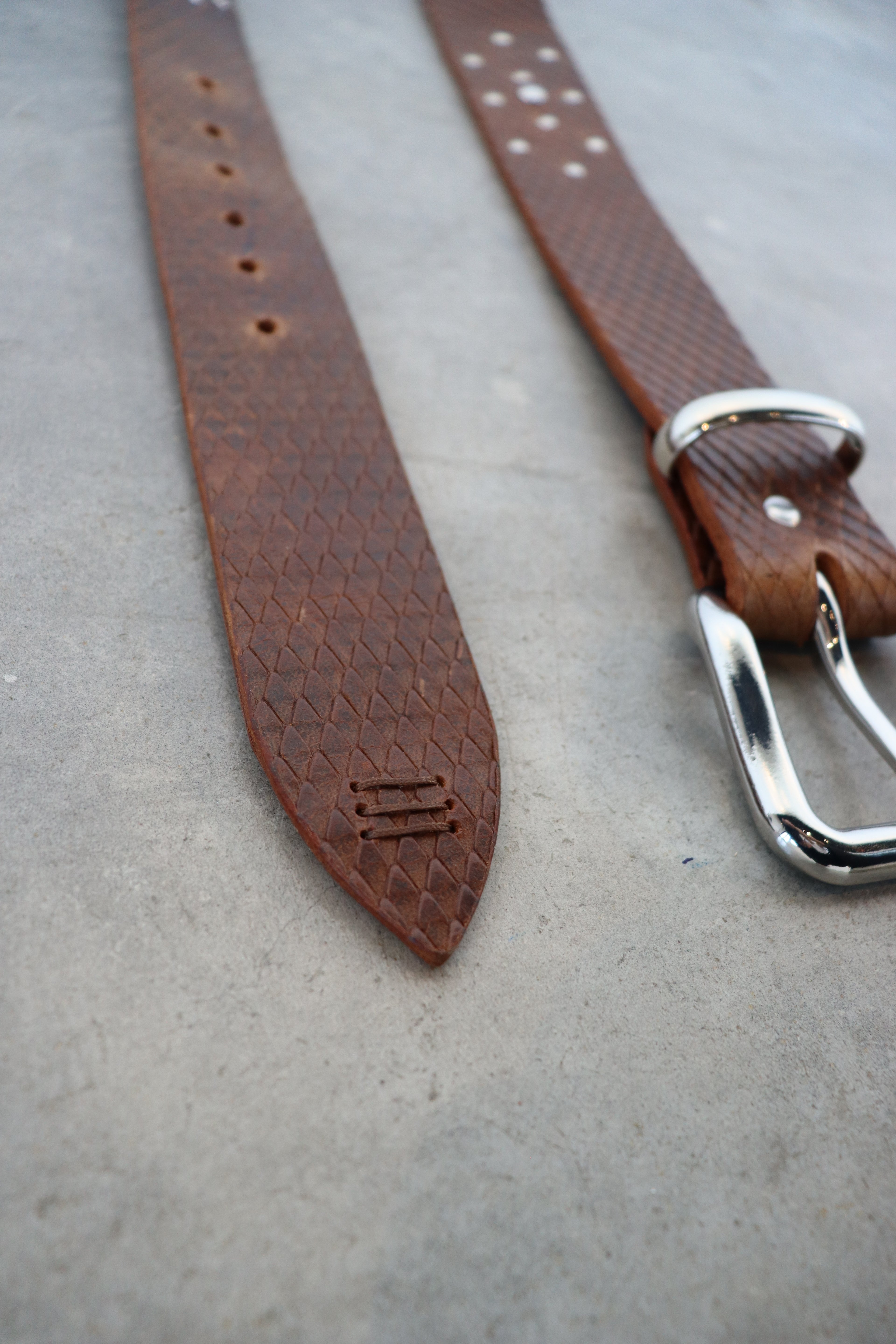 Diamond Embossed Belt