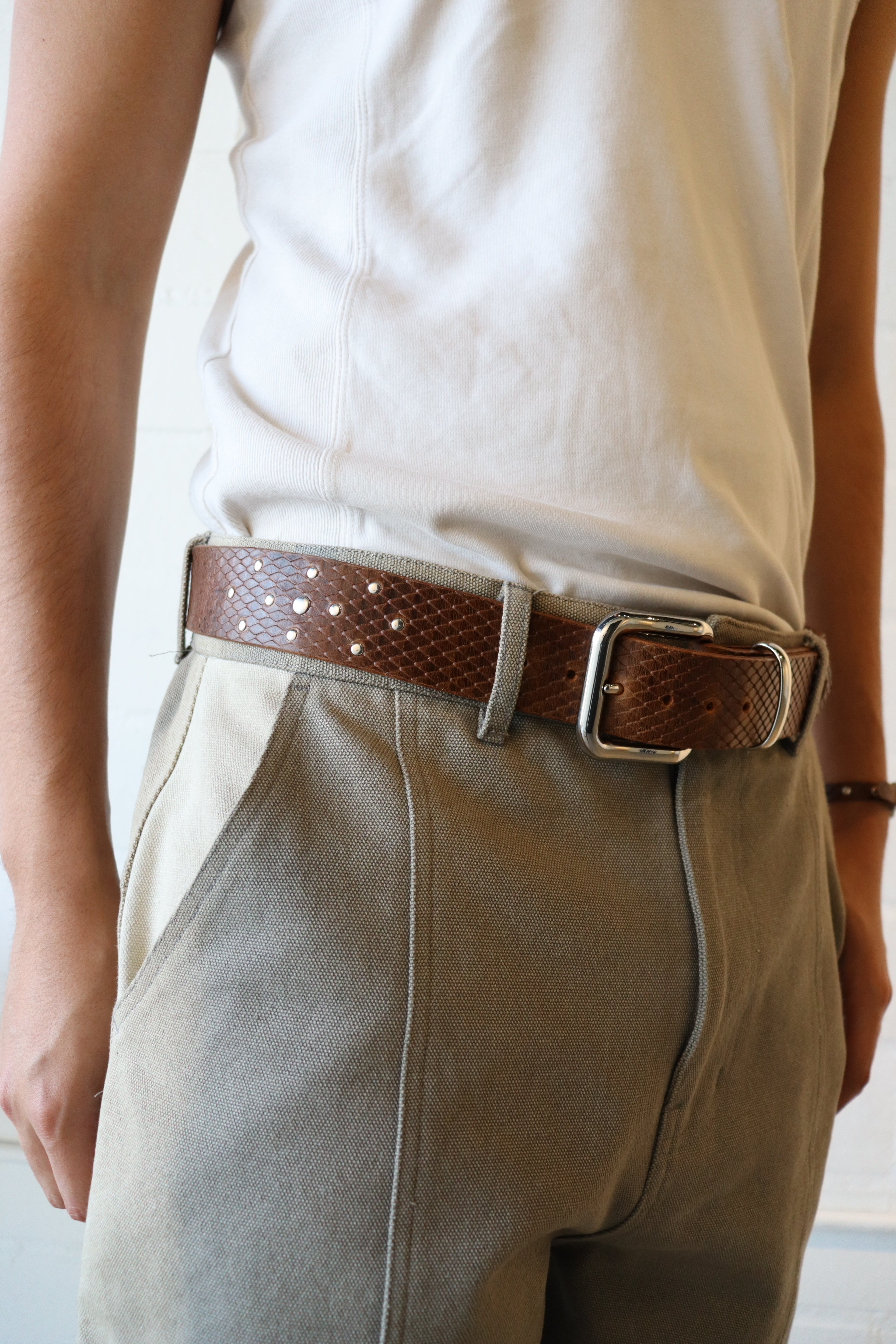 Diamond Embossed Belt